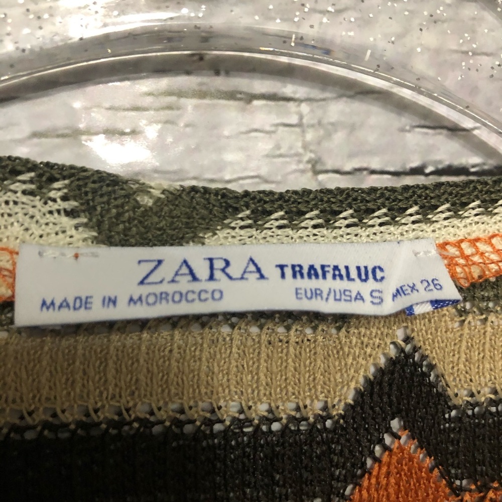 Zara Top with wide short sleeve Small boho style - Picture 8 of 9